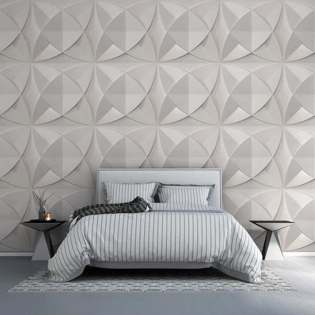 Flower Circle 3D PVC Wall Panel Shipment Protected by InsureShield™.