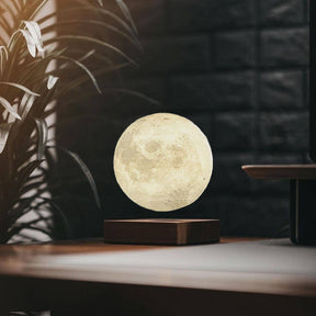 Kagura® Moon Lamp Color: Dark Walnut