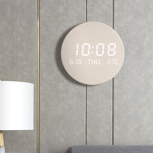 Wooden Aura LED Wall Clock | Premium Materials | Best Gift Choice