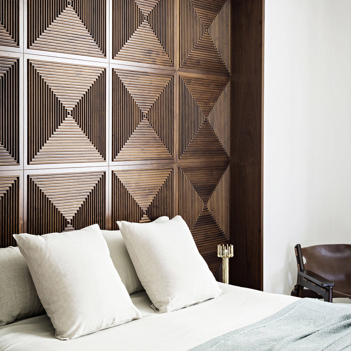 Parallel Mosaic Wood Wall Panel | Premium Materials | Best Home Decor