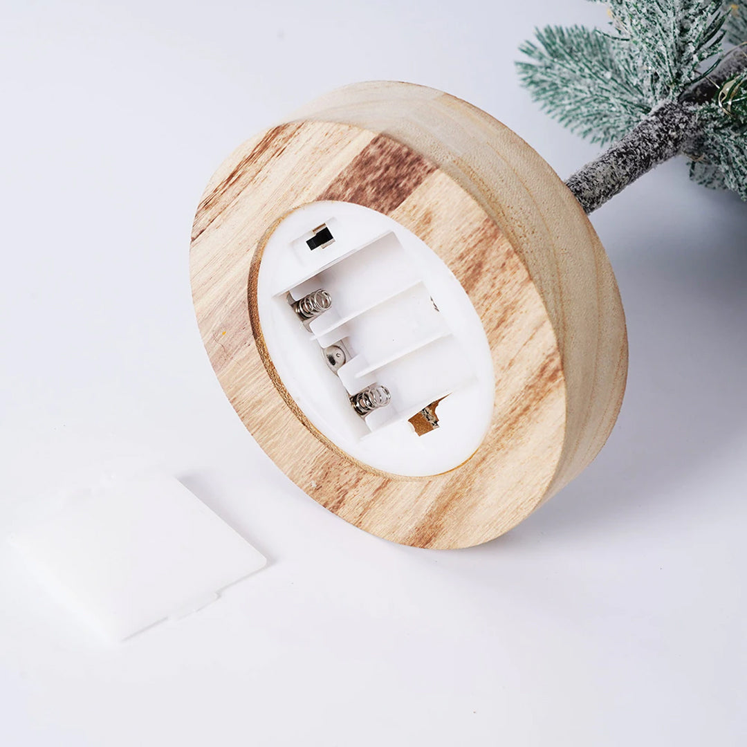 Pine Tree Lamp with Power Mode 3 AA battery