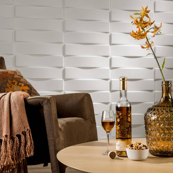 Rectangular 3D PVC Wall Panel | Premium Materials | Best Home Decor