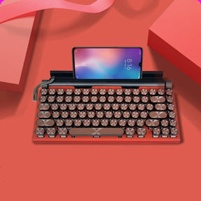  Retro Typewriter Keyboard with better stability