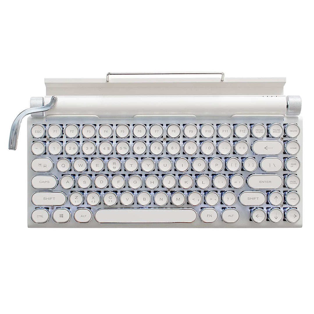 Retro Typewriter Keyboard with robust switches that do not wear out