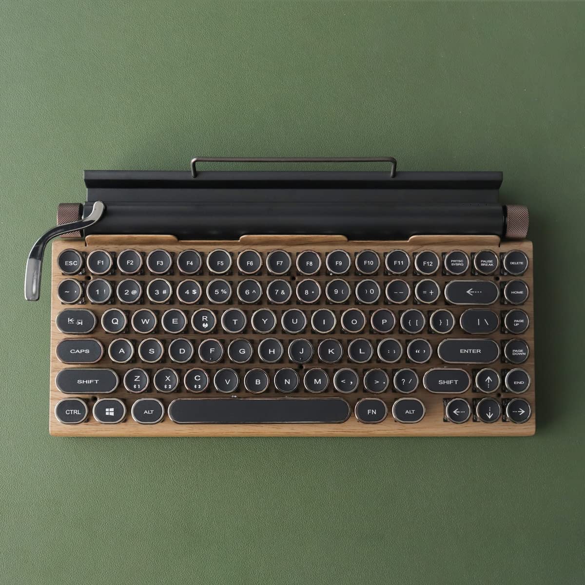 Retro Typewriter Keyboard for Quality Inspection