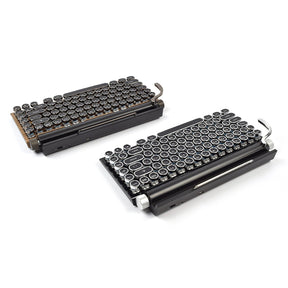 Retro Typewriter Keyboard made of fantastic aluminum alloy metal