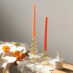 Vintage Candlelight Holders Matching Candle Stick
