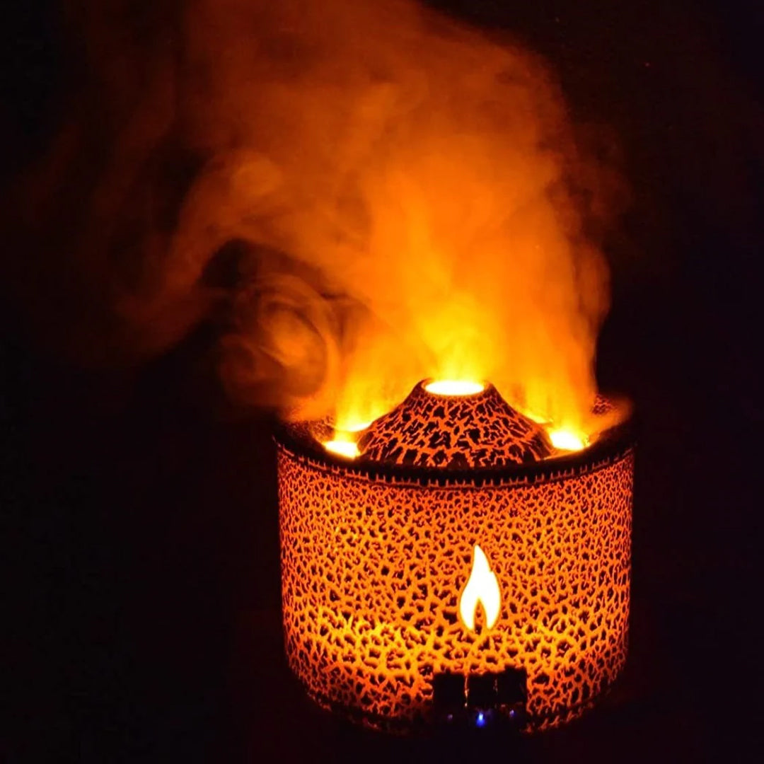 Volcano Diffuser are Flame Mode and Volcano Pattern