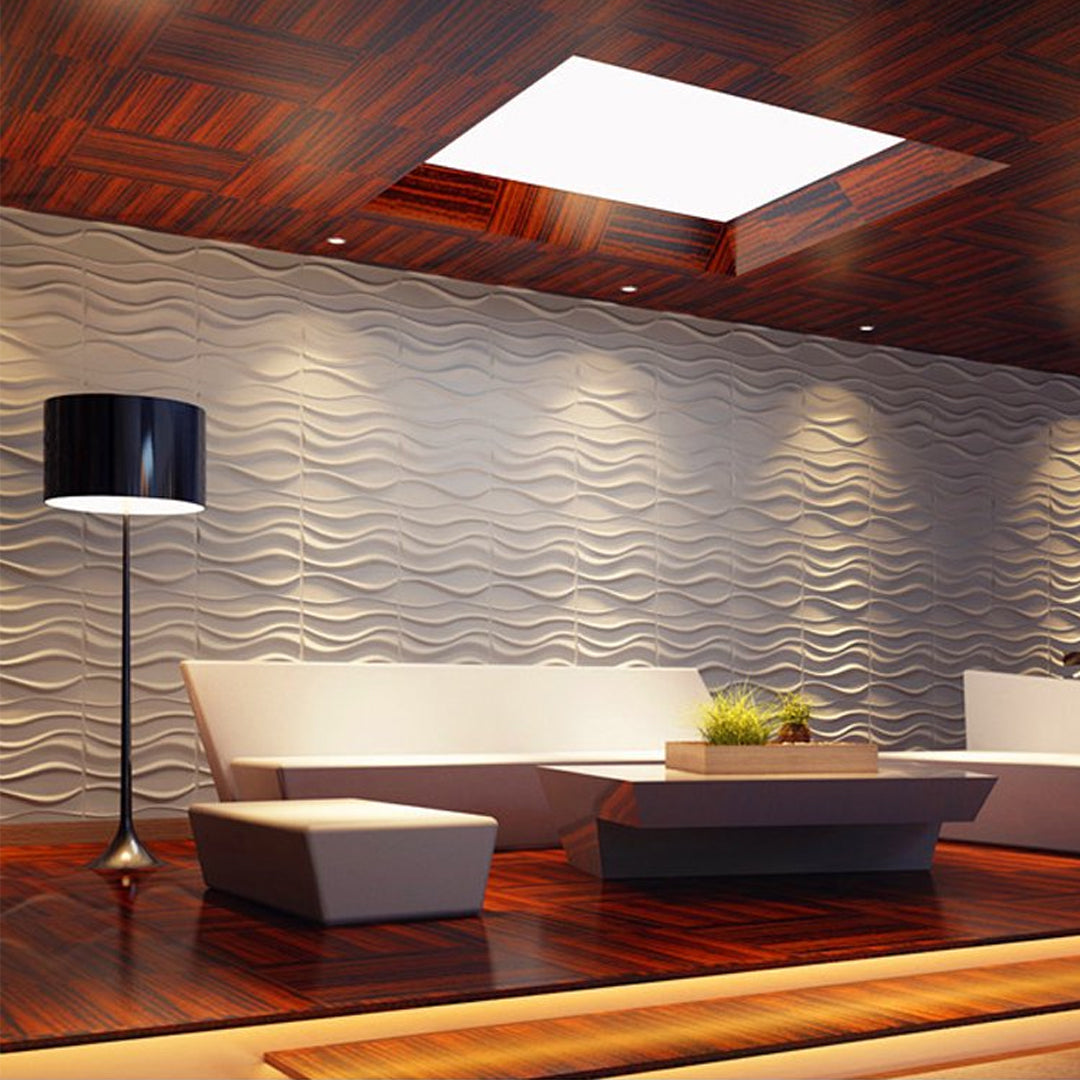 Wavy 3D PVC Wall Panel Reliable and Durable