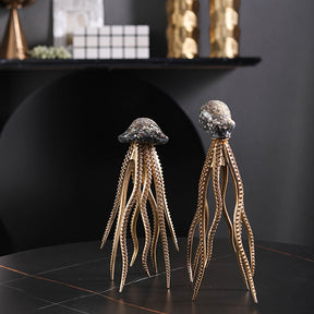 Flying Octopus Statue Made of eco-friendly art resin and shell, they're also perfectly safe to use as centerpieces or presents.