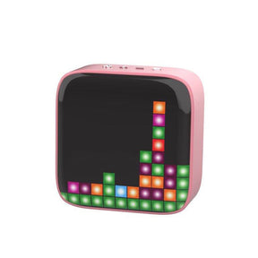 Pixel Art Bluetooth Speaker with Special Features Wireless, Portable, Compact