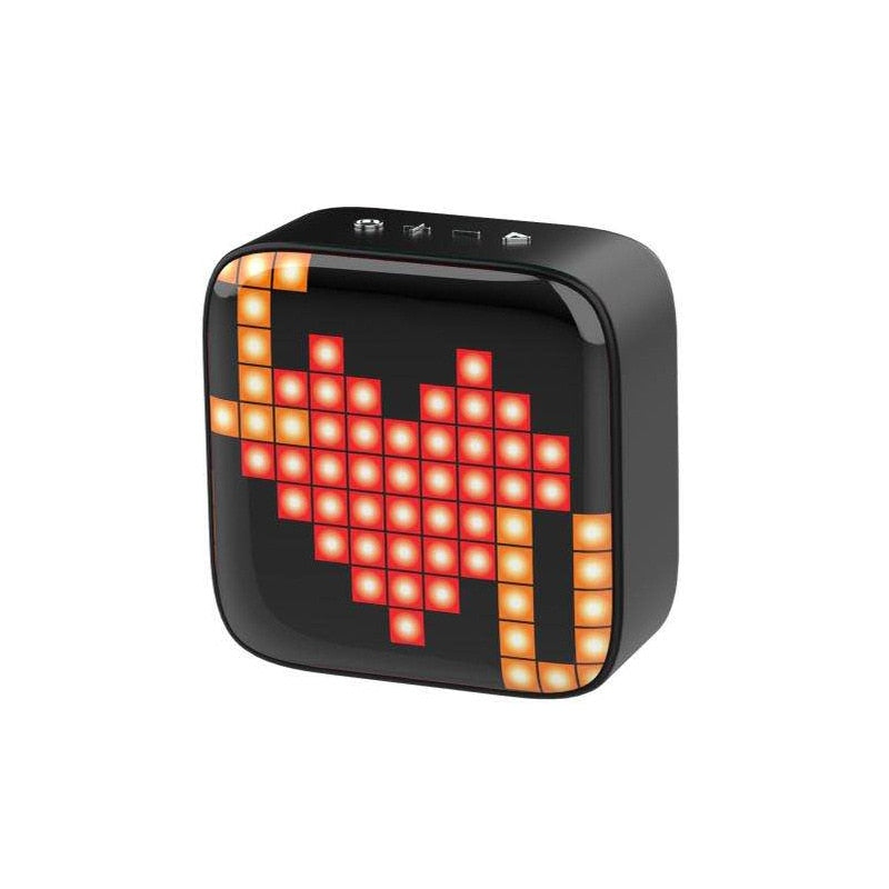 Pixel Art Bluetooth Speaker for Wi-Fi Music Apple Music, Amazon Music