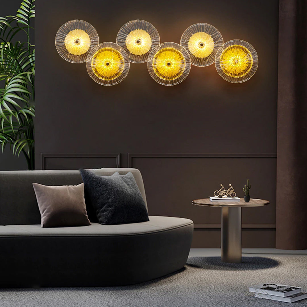 Lotus Leaf Wall Lamp design exudes a sense of elegance