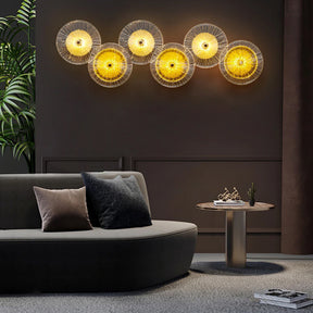 Lotus Leaf Wall Lamp design exudes a sense of elegance