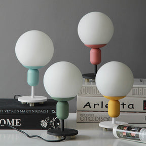 Macaron Ball Lamp with Size: 10D x 25T cm