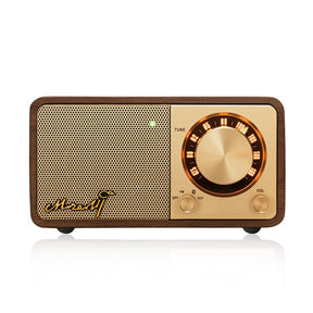 Retro Radio Soundbox Bluetooth  acoustically tuned wooden cabinet