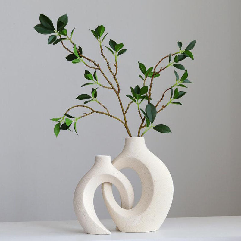 Nordic Ceramic Vase have a frosted feel with a matte finish