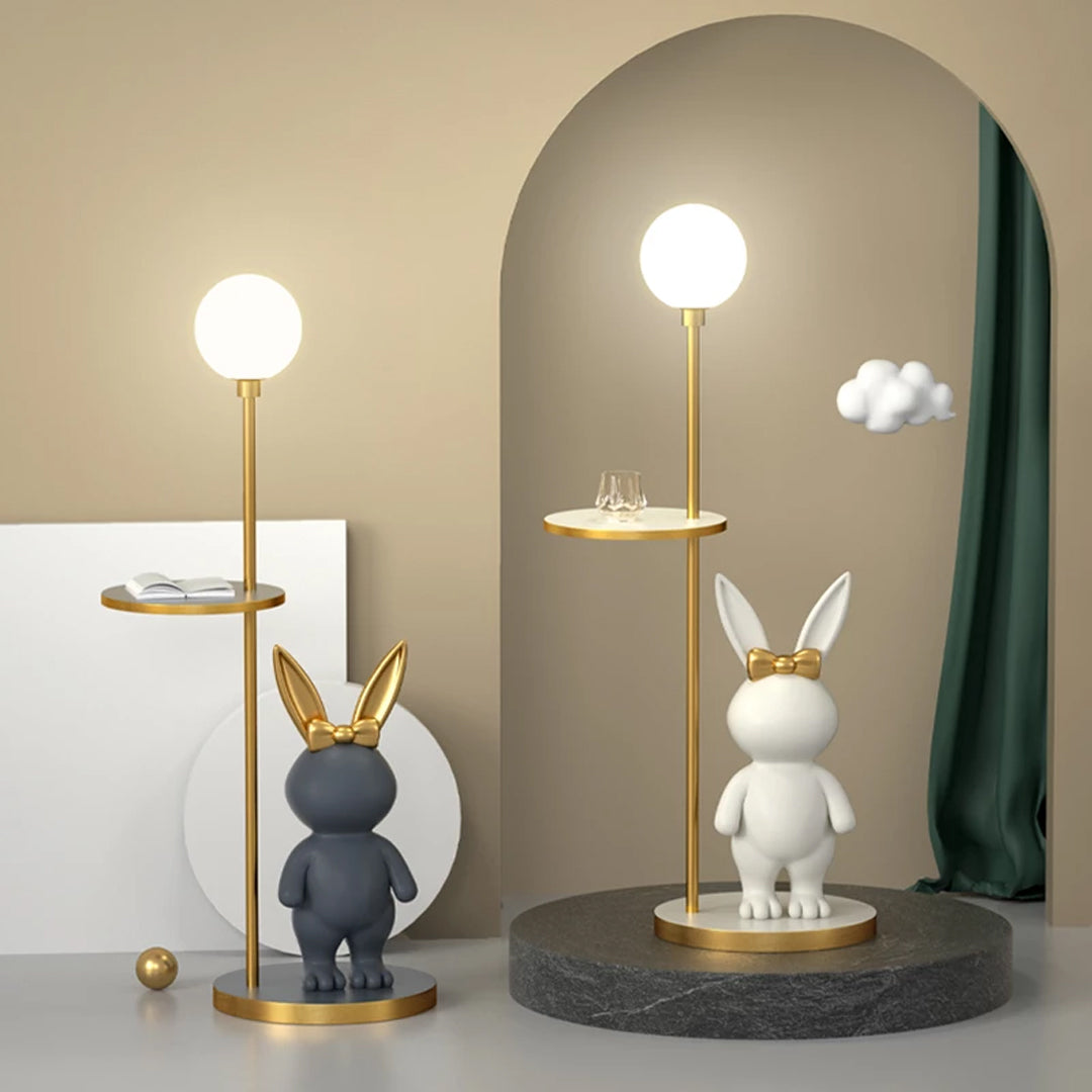 Rabbit Floor Lamp with Size: 30 cm (Diameter), 113 cm (Height)