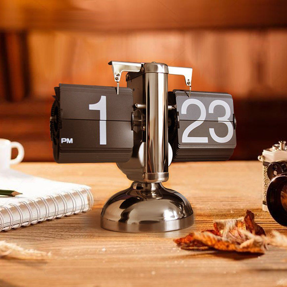 Retro Flip Table Clock | Premium Materials | Best Gift Choice