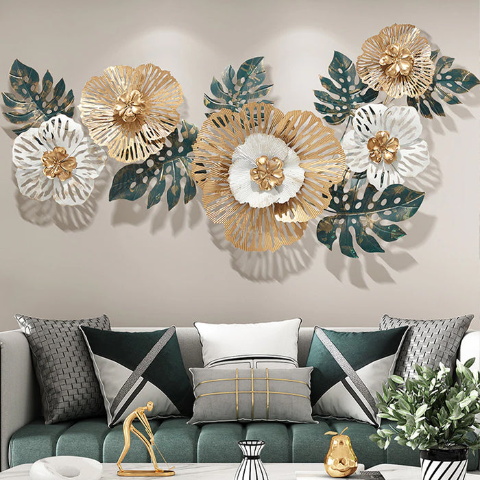 Flower Metal Wall Decor Premium Materials Best Home Decor