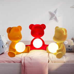Teddy Bear Lamp for Simple Rechargeable Lamp