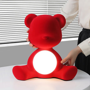 Teddy Bear Lamp with Body Material Iron