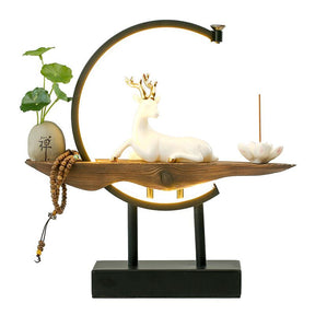 The Deer and Lotus Incense Holder Waterfall Returns & Refund Within 30 Days of Delivery