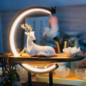 The Deer and Lotus Incense Holder Waterfall Lamp  360° Product Test 