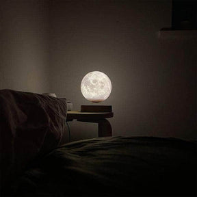 Magnetic Levitation Lamp Moon Inspired Table Lamp Kagura Moon Lamp 6.7".