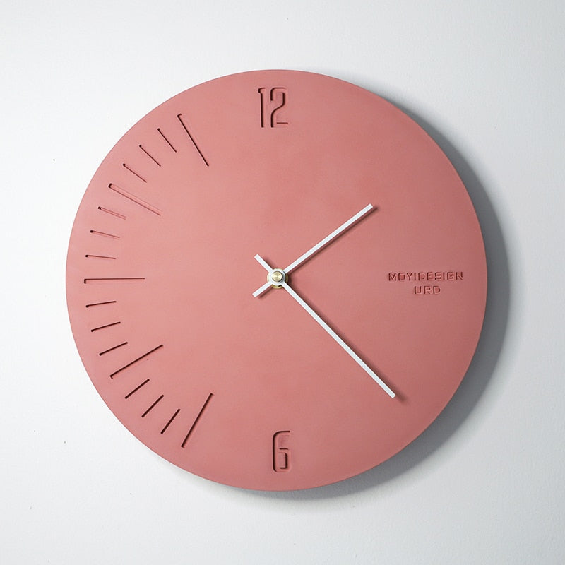 Cement Wall Clock is the perfect way to add effortless style to any indoor setting.