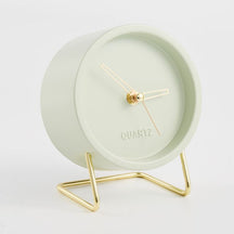 Quartz Metal Table Clock 6 In Keep You on Track